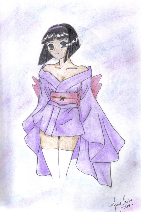 Hiniko In Sexy Kimono