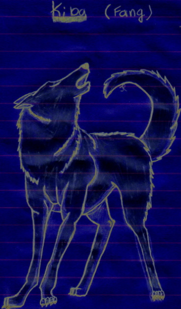 Kiba In A Blue Howling