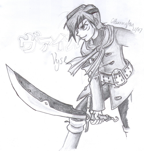 Vyse In Battle