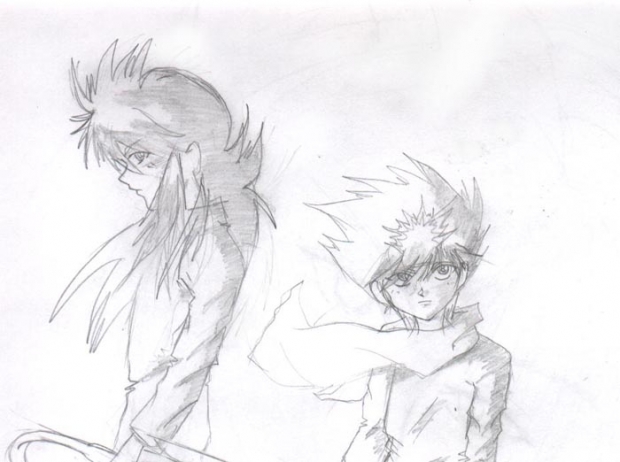 Hiei And Kurama