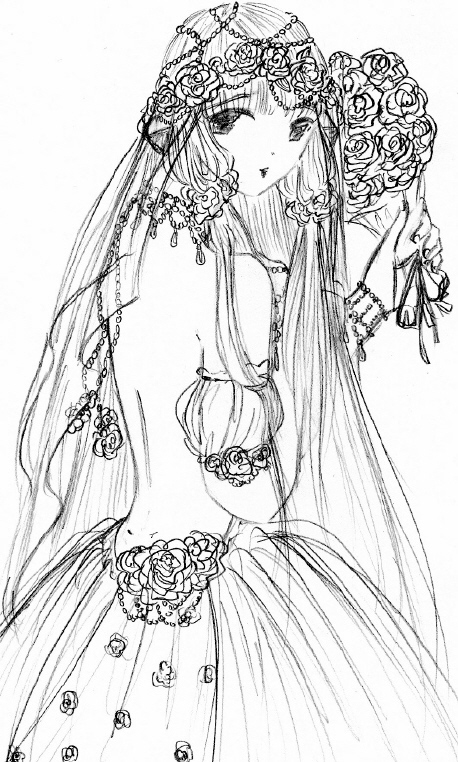 Chi in a Wedding Dress