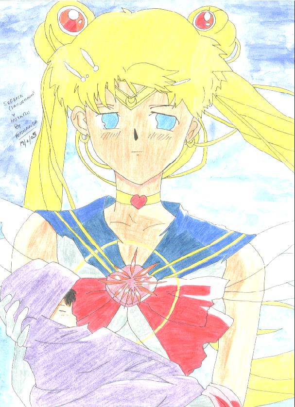 Sailor Moon And Hotaru
