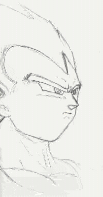 Vegeta (in pencil)