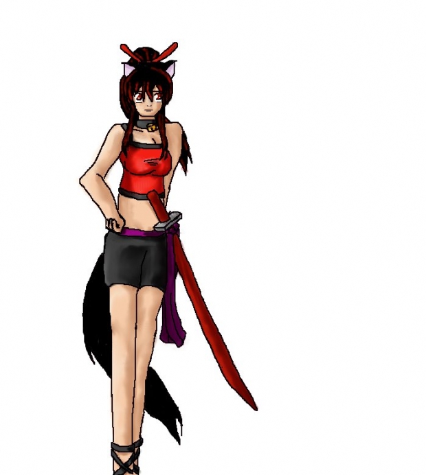 Neko-chan In Summer Cloths