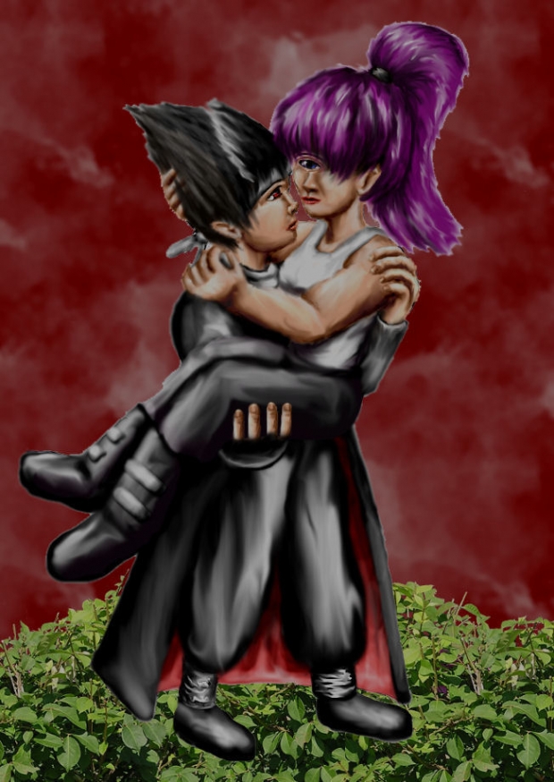 Leela Held By Hiei