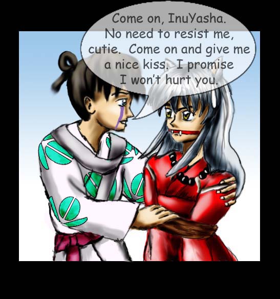 Jakotsu With Inuyasha Tied Up