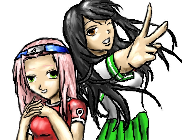 Magi and Den cosplay