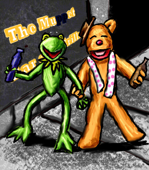 Kermit and Fozzie get Drunk