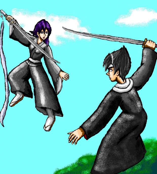 Rukia vs Hiei