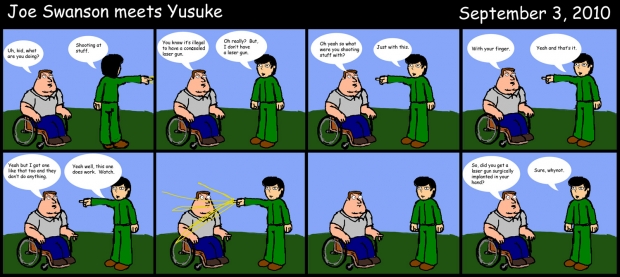 Joe Swanson Meets Yusuke