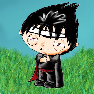 Stewie Griffin Cosplays Hiei