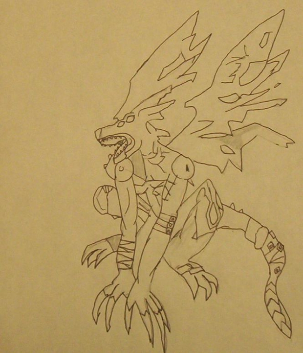 Devidramon)uncoloured)