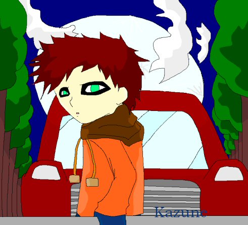Chibi (lil') Gaara Oekaki