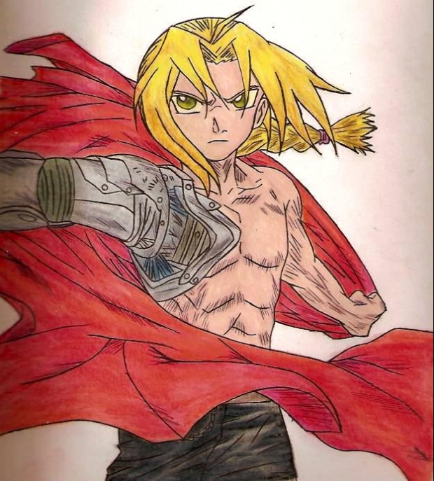 Colored Shirtless Edward