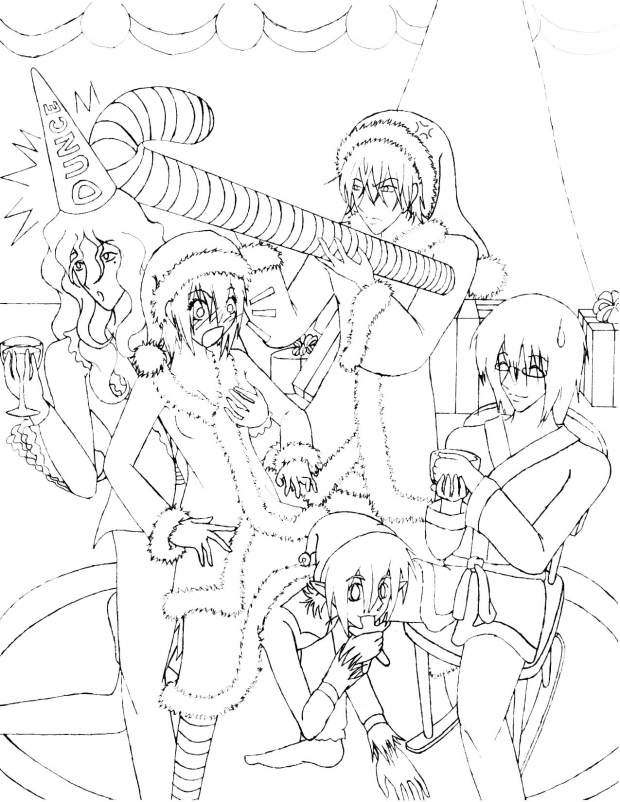 KiDa X-mas (lineart)