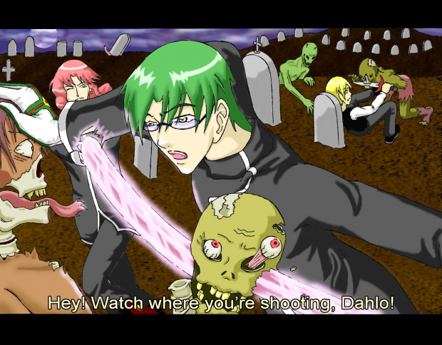 "Watch Where You're Shooting!" (Faux Screenshot)