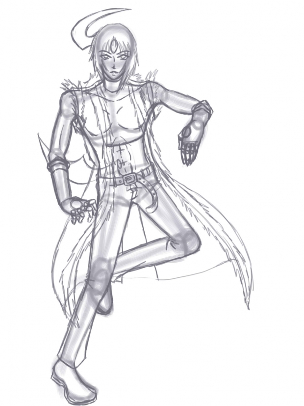 Abs New Outfit (quick scribble)