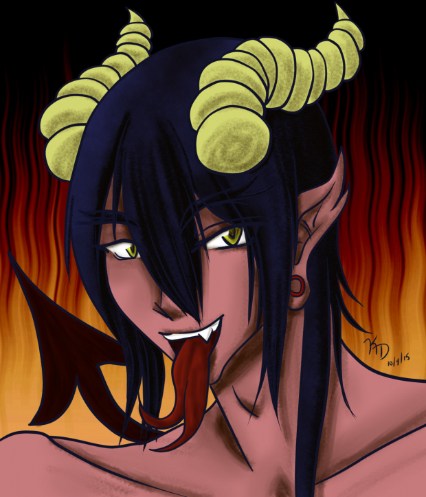 Drawlloween 2015 - Day 2: Devil