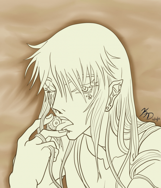 Drawlloween 2015 - Day 9: Eyeball