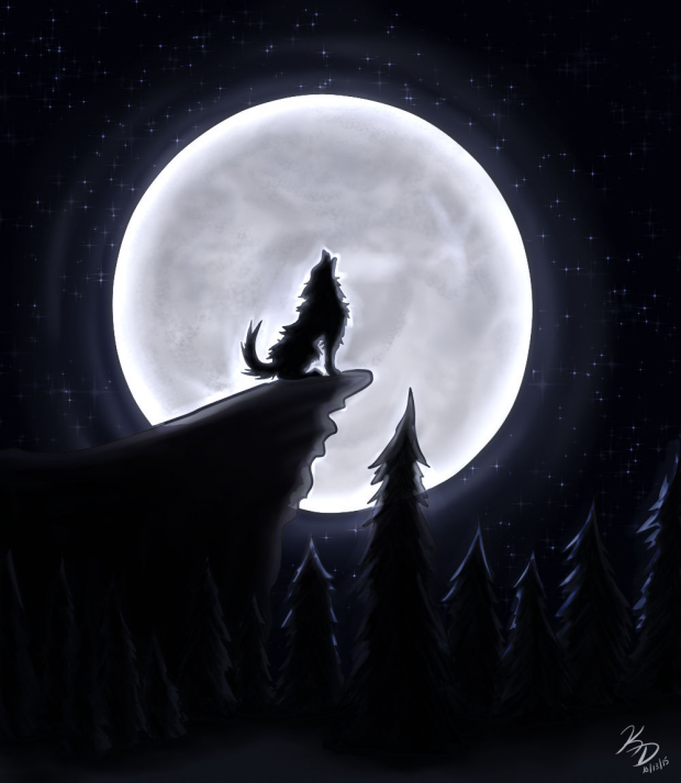 Drawlloween 2015 - Day 12: Moon