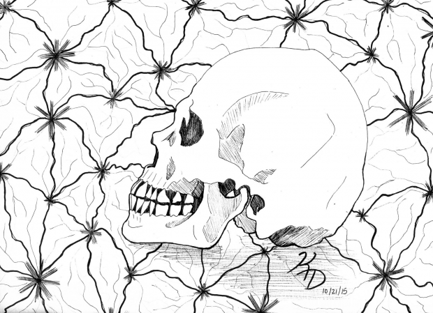 Drawlloween 2015 - Day 20: Skull