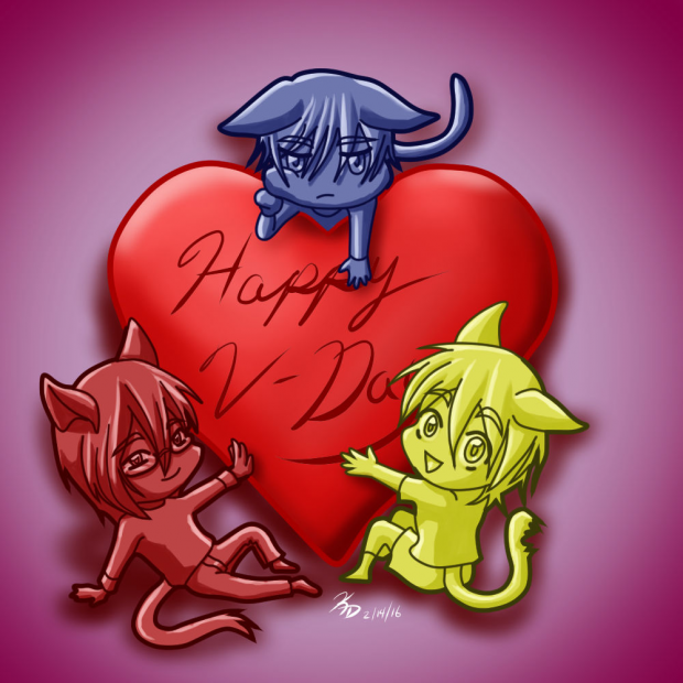 Kitty Days - Happy Valentine's Day!