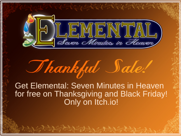 Elemental Thankful Sale!