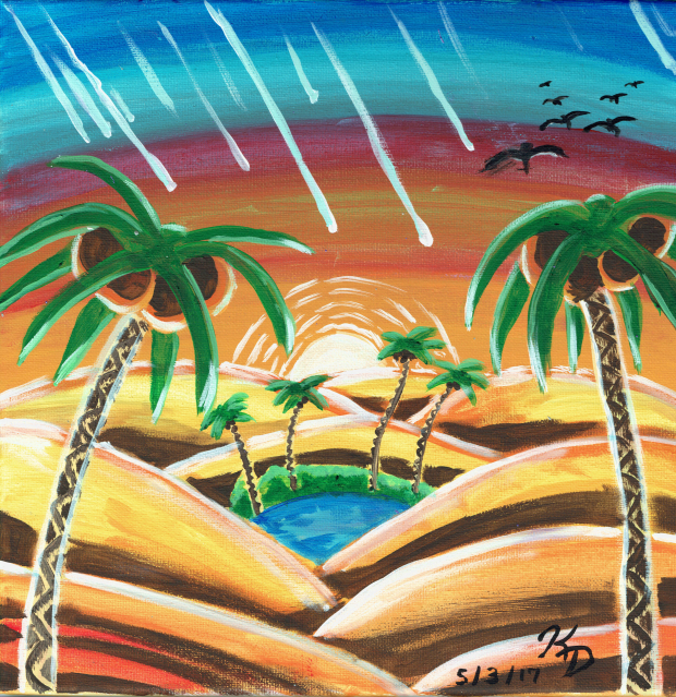 Shooting Stars Over Paradise