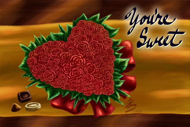 Heart Bouquet - Thank You