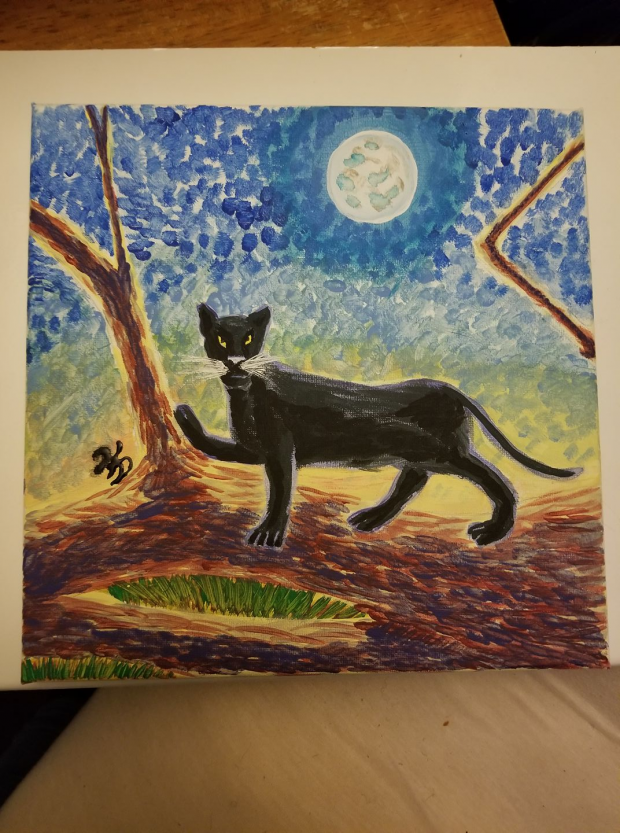 Acrylic Panther for Mother's Day