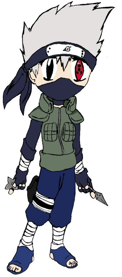 Chibi Kakashi Muahaha