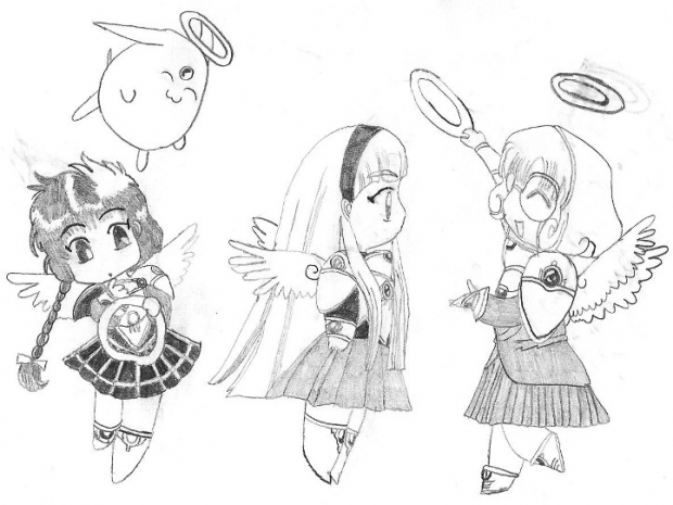 Three Chibi Angels