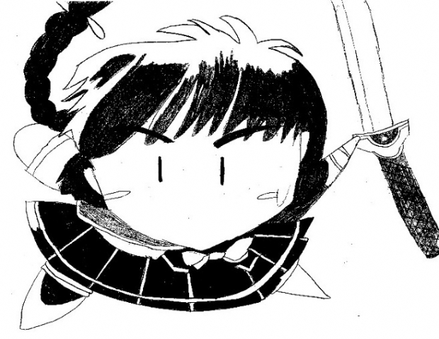 Chibi Hikaru With Sword