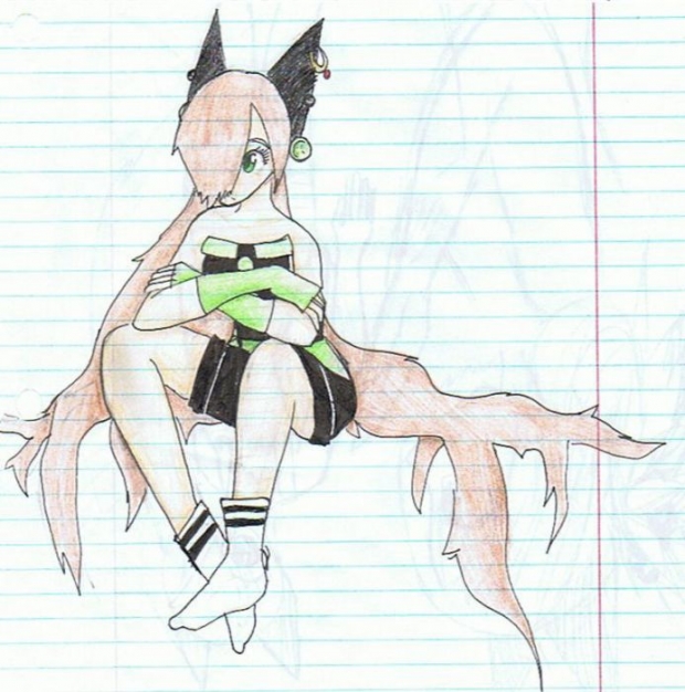 Arynn Faiyuri Sitting, Green Buttin