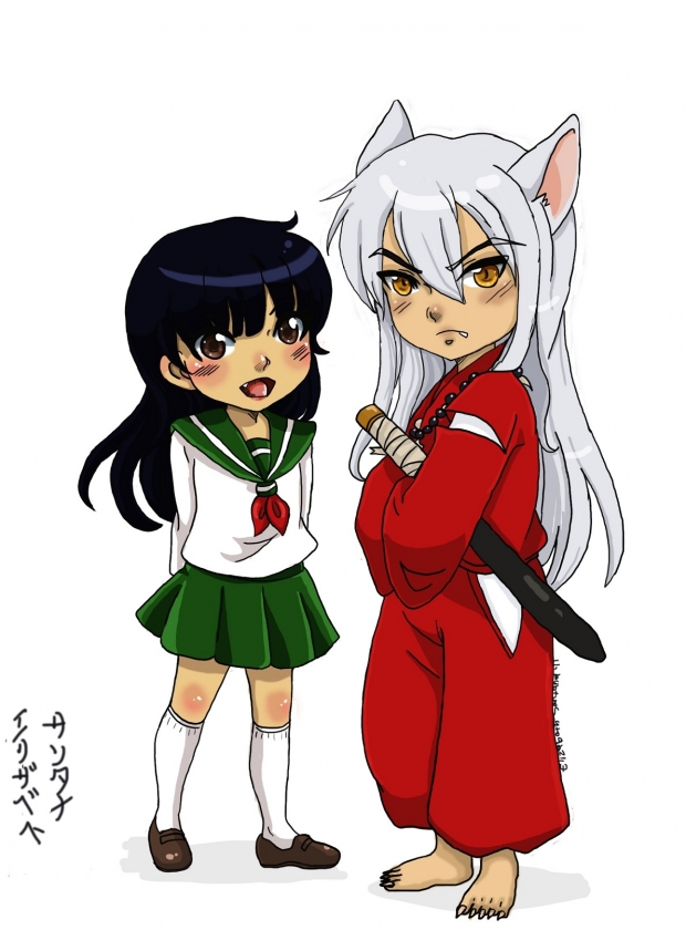 mini Inu and Kagome