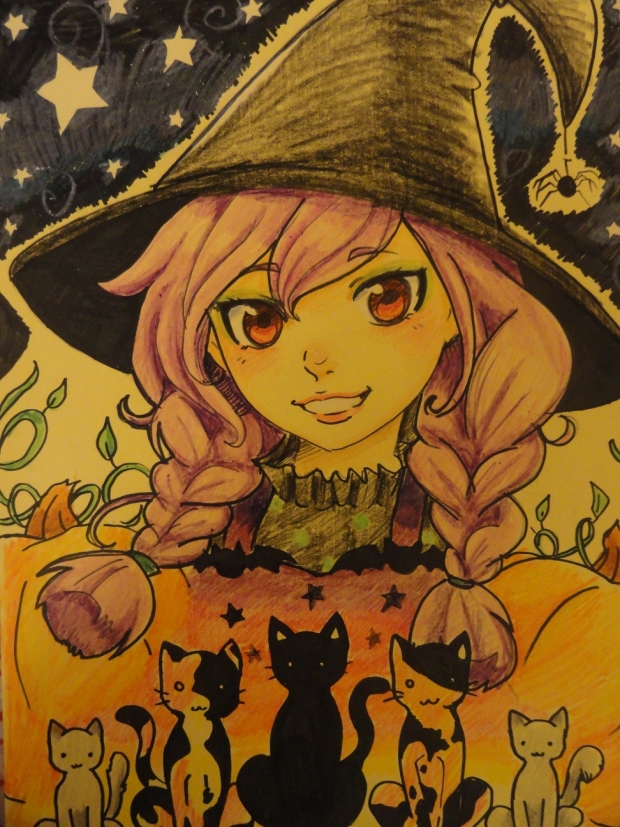 crayon witch