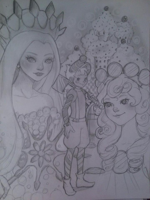 Candy land sketch