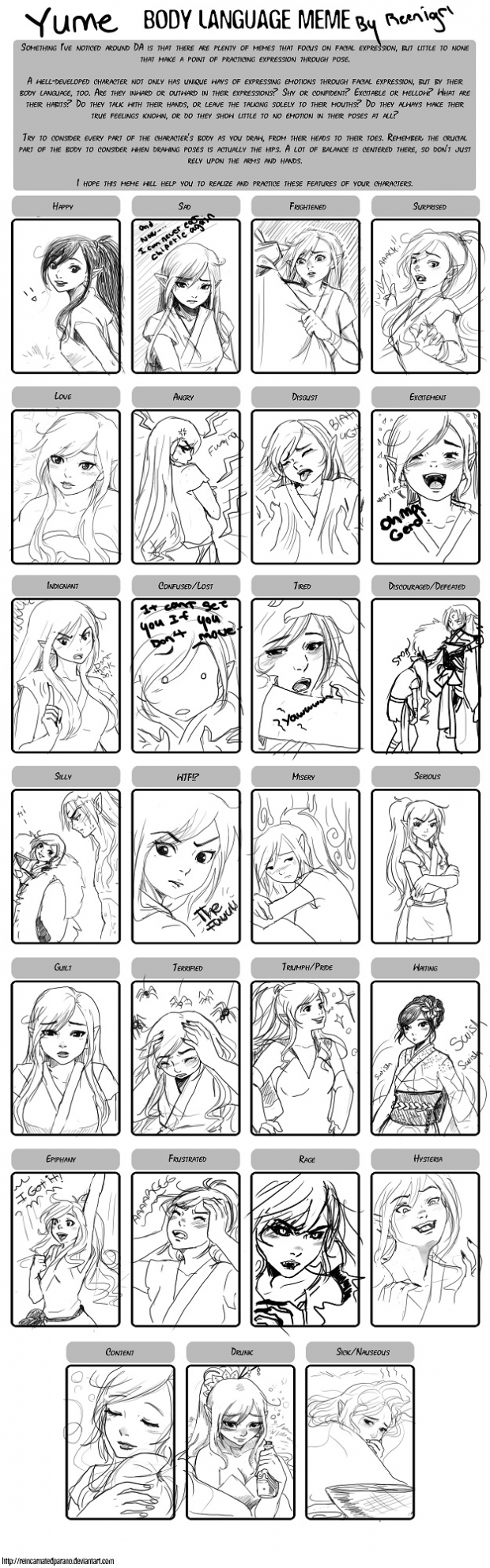 Yume body language meme