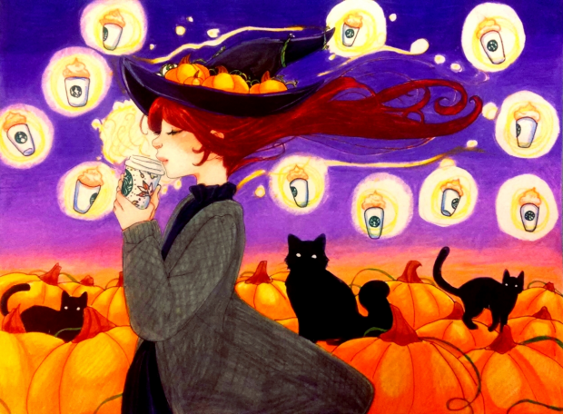 Pumpkin Spice Witch