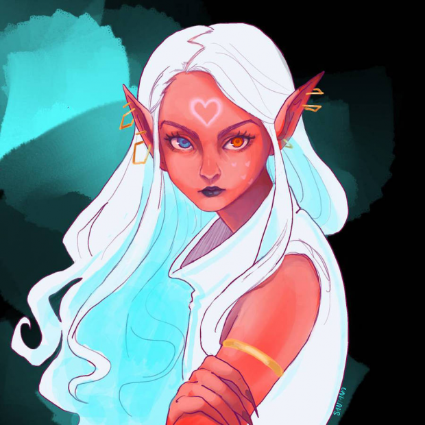 Draw this in your style lara_carson