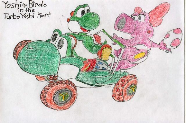 Yoshi, Mario Kart