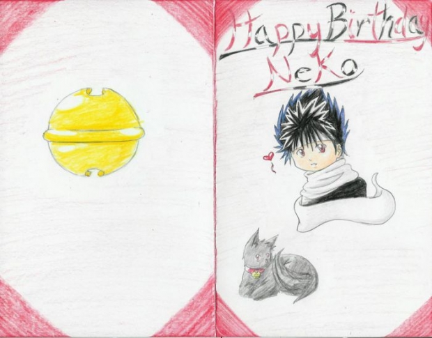 Neko Bday Card Cover