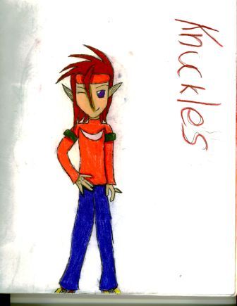 Human-form Of Knuckles