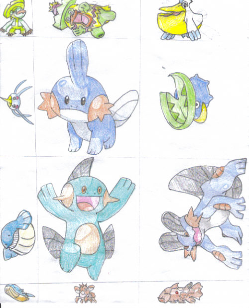 Bunch Of Water Pokemon I
