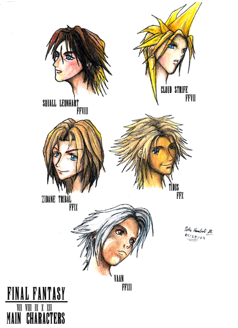 Ff7-12 Main Characters