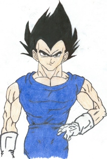Vegeta Colored