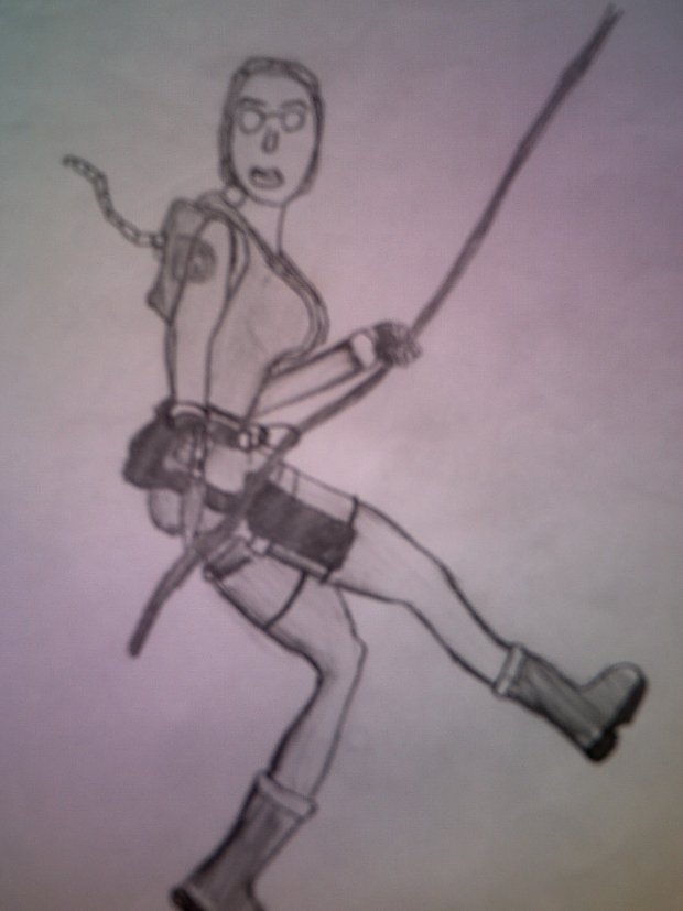Lara Croft Sketch 1997 - 2