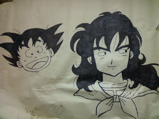 Yamcha & Goku Mural