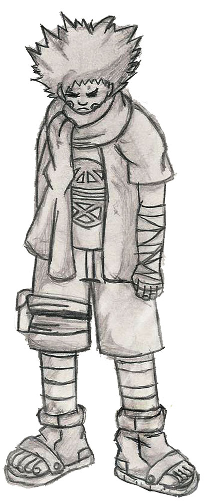 Choji Pencil Drawing