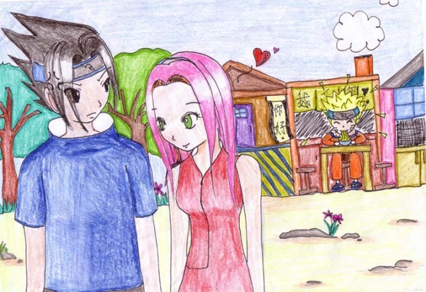 Sasuke, Sakura, & Naruto